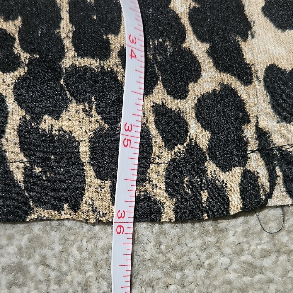 Plus size Chic Animal Print Mid sleeve V-Neck Dress size XL New with Tags - Picture 8 of 9